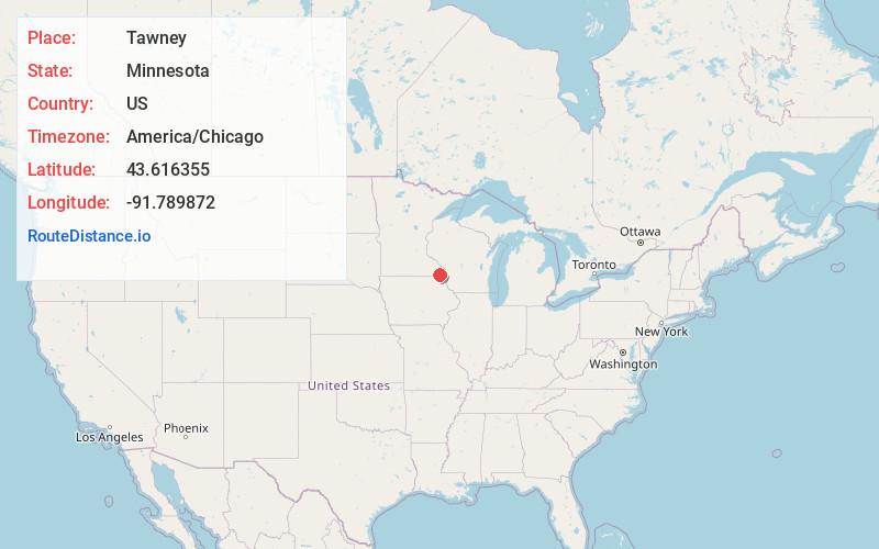 Map of Tawney