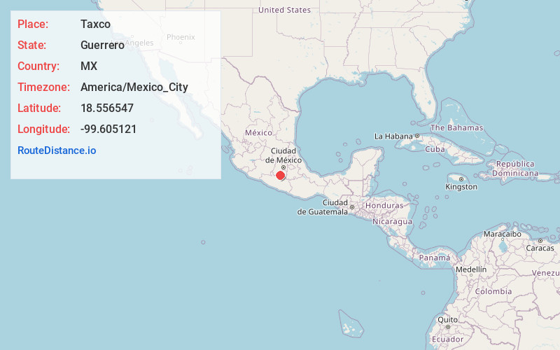Map of Taxco