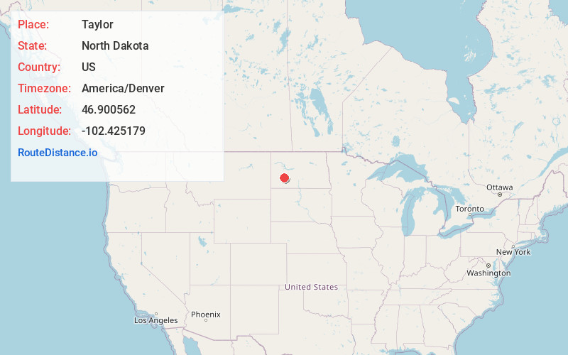 Map of Taylor