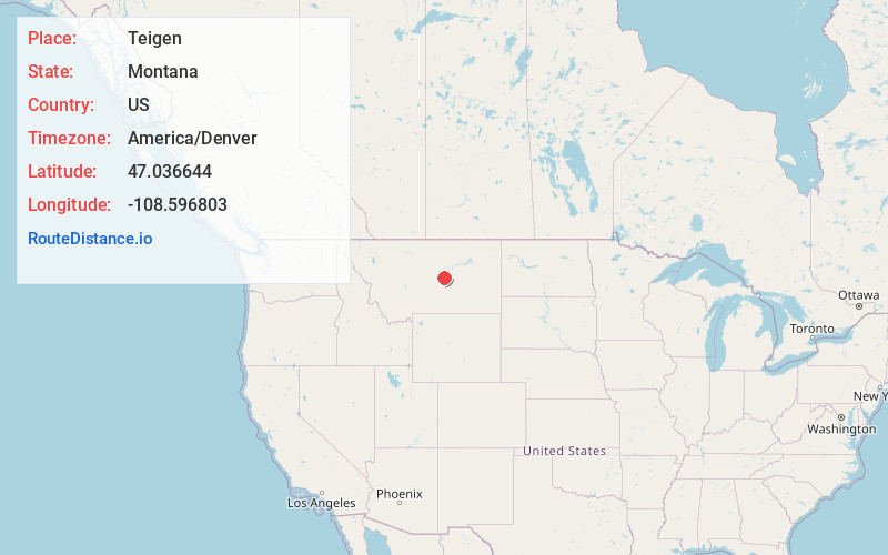 Map of Teigen