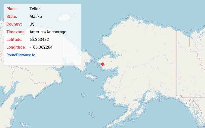 Map of Teller