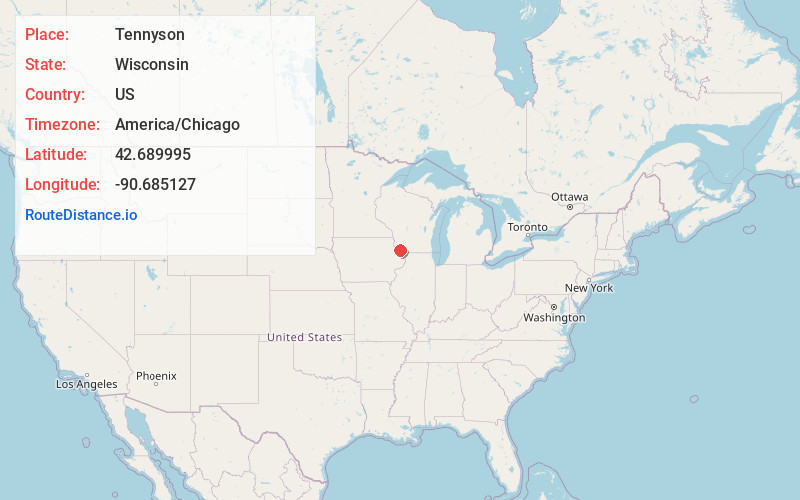 Map of Tennyson