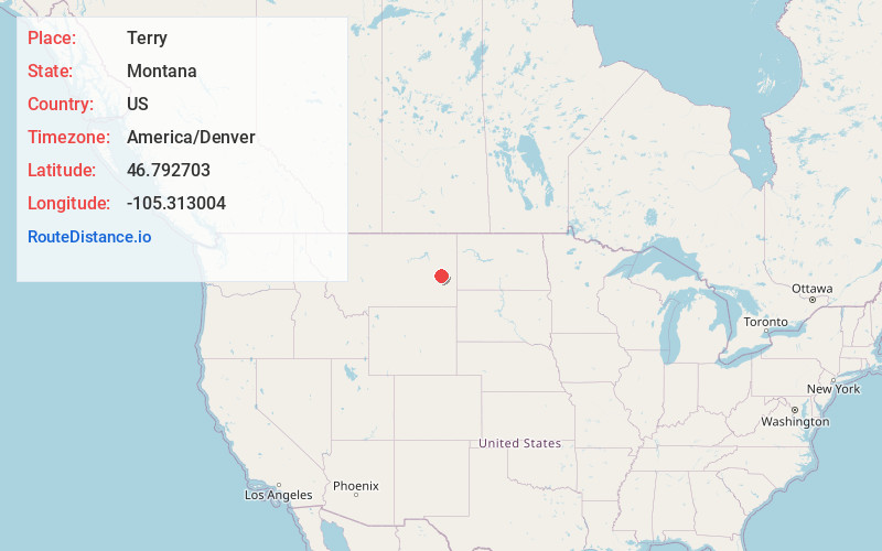 Map of Terry