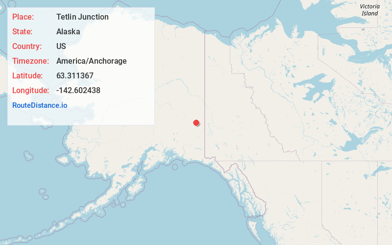 Map of Tetlin Junction