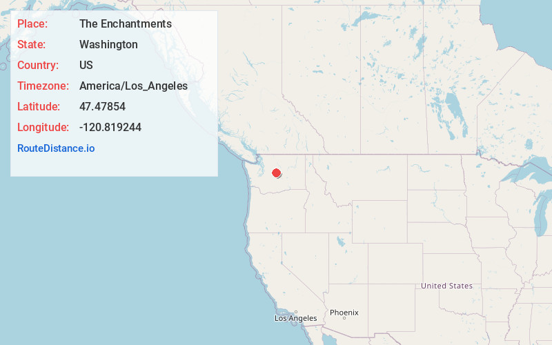 Map of The Enchantments