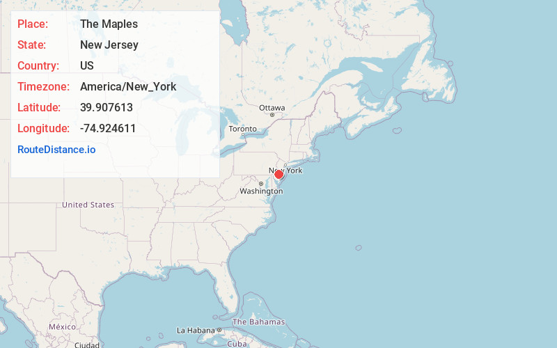 Map of The Maples