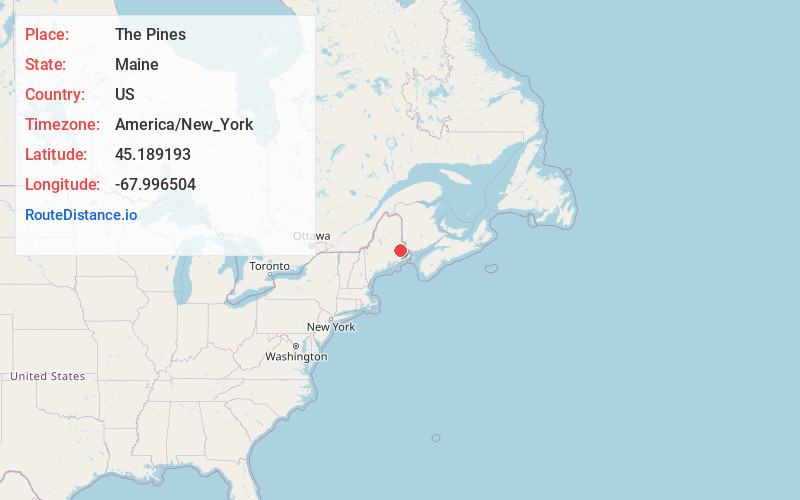 Map of The Pines