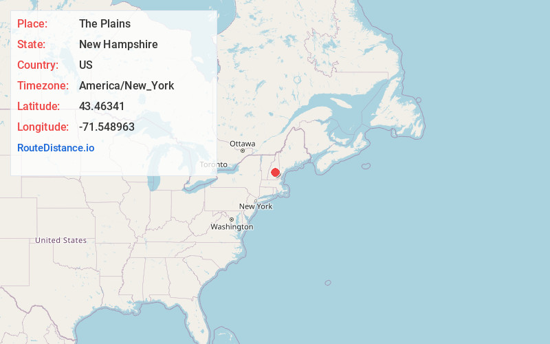 Map of The Plains