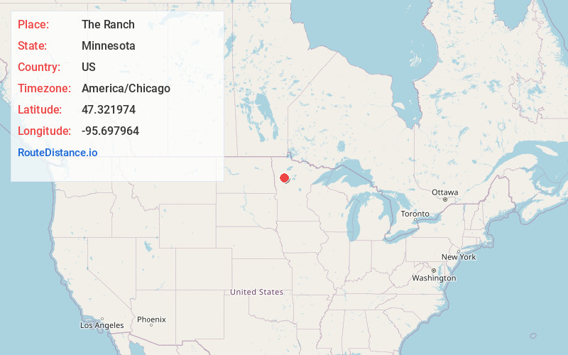 Map of The Ranch