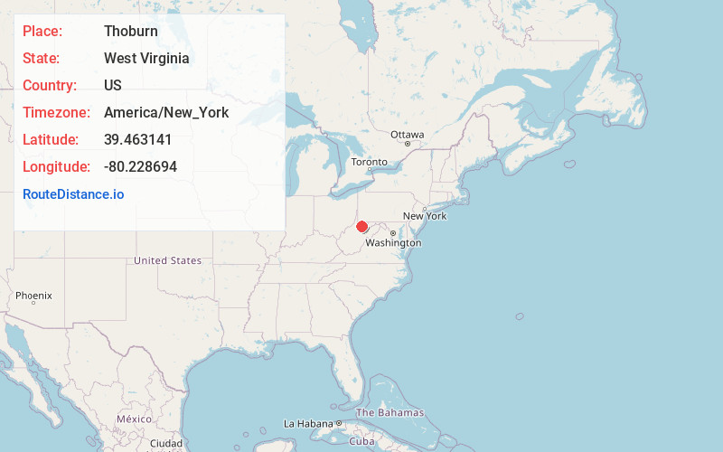 Map of Thoburn