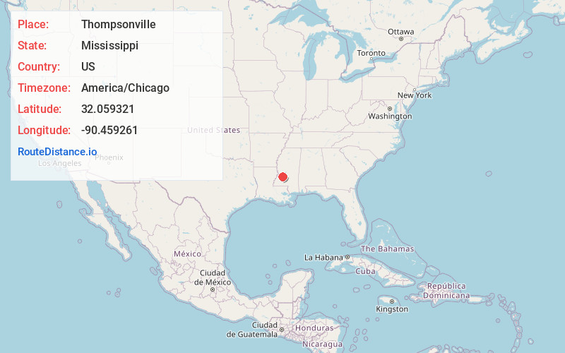 Map of Thompsonville