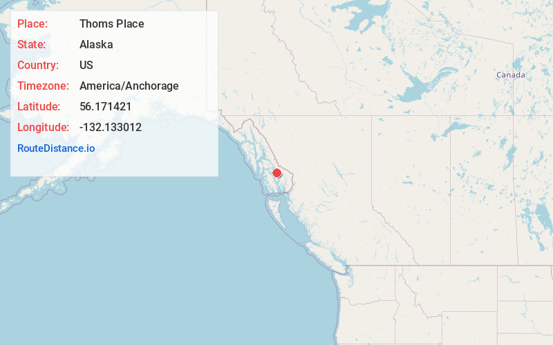 Map of Thoms Place