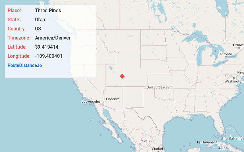 Map of Three Pines