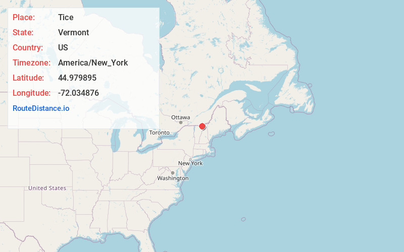 Map of Tice