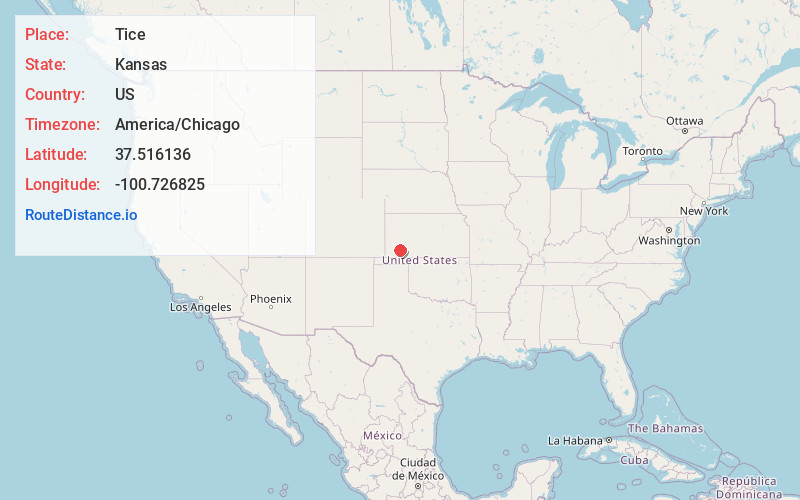 Map of Tice