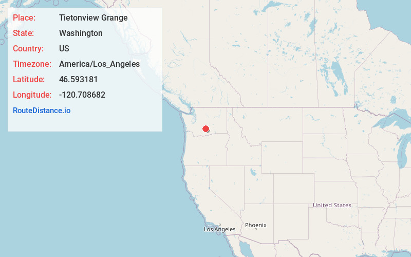 Map of Tietonview Grange