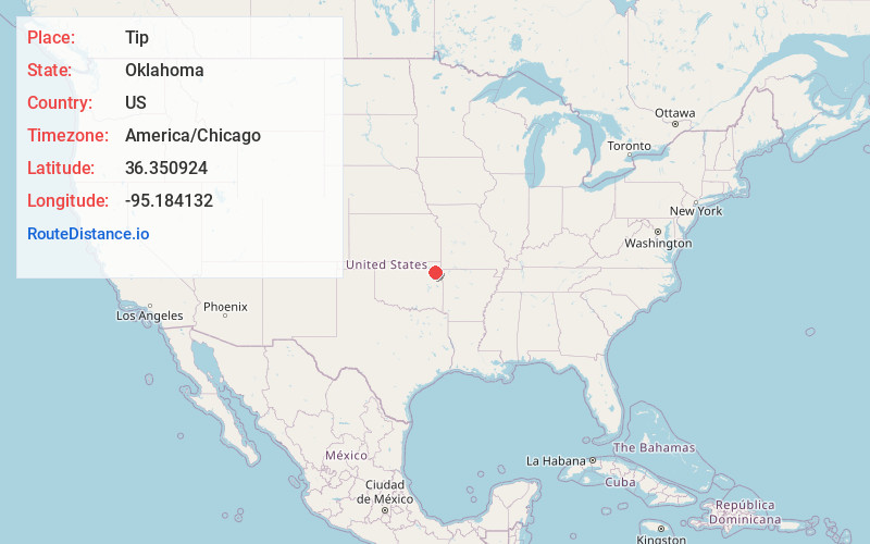 Map of Tip