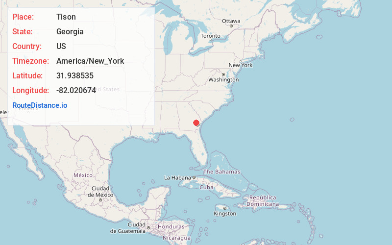 Map of Tison