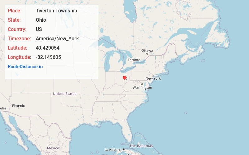 Map of Tiverton Township