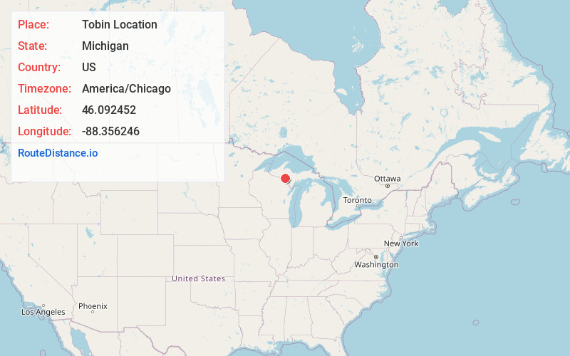 Map of Tobin Location