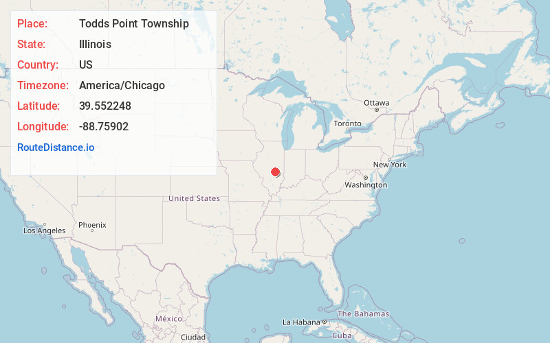Map of Todds Point Township