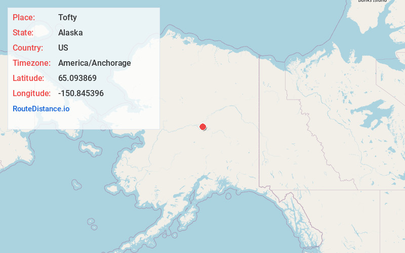 Map of Tofty