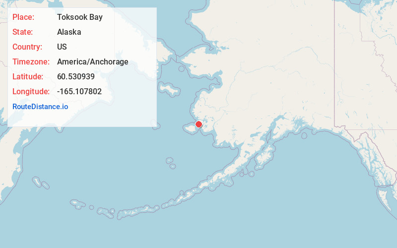 Map of Toksook Bay