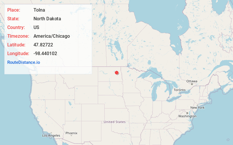 Map of Tolna