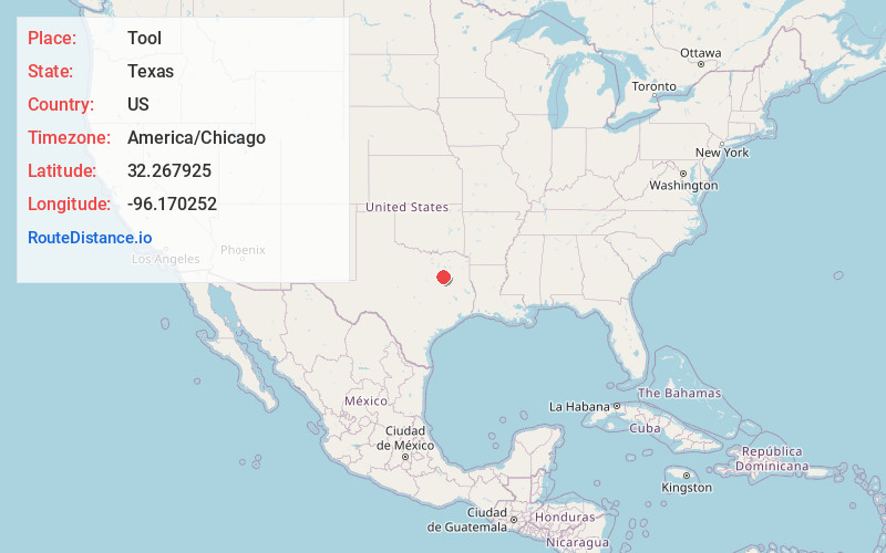 Map of Tool