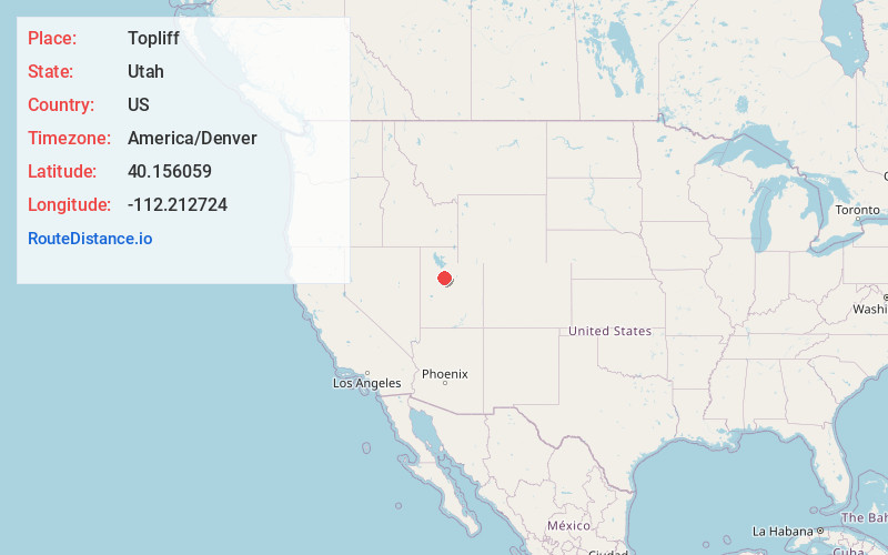 Map of Topliff