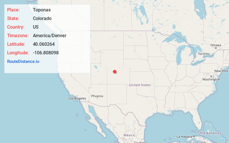Map of Toponas