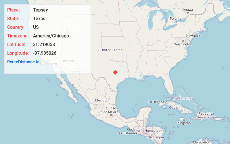 Map of Topsey