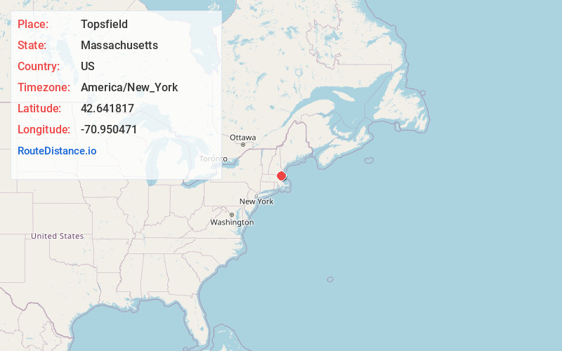 Map of Topsfield