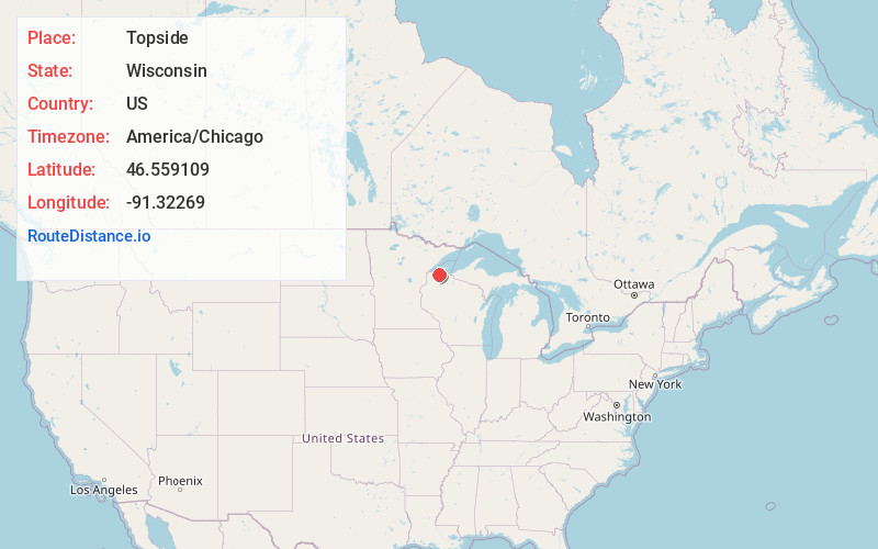 Map of Topside