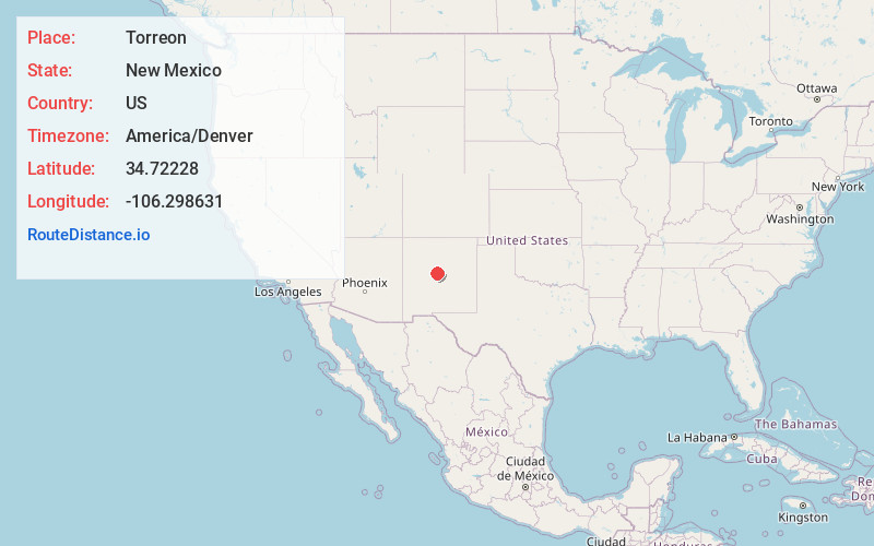 Map of Torreon