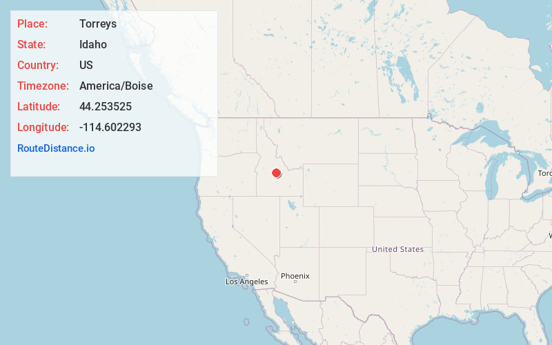 Map of Torreys