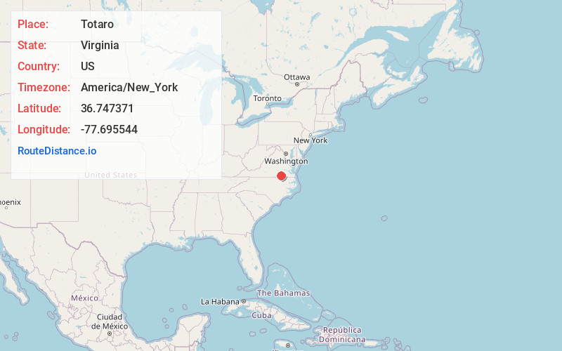 Map of Totaro