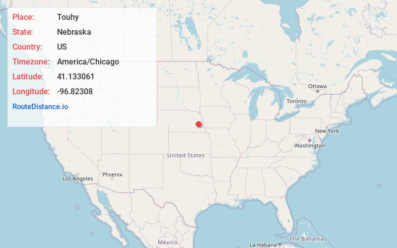 Map of Touhy