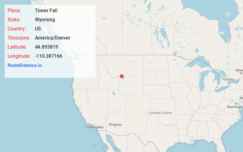 Map of Tower Fall