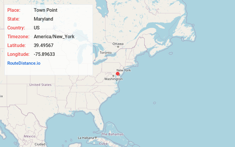 Map of Town Point