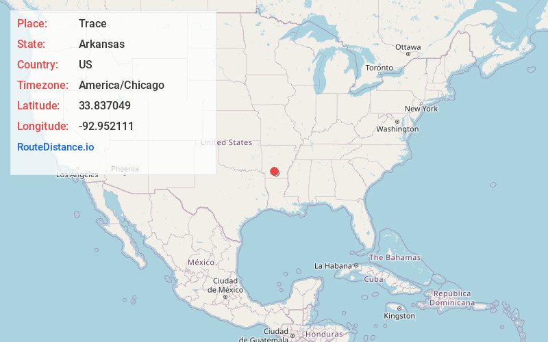 Map of Trace
