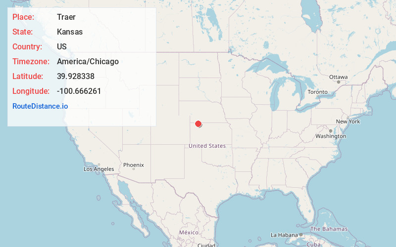 Map of Traer