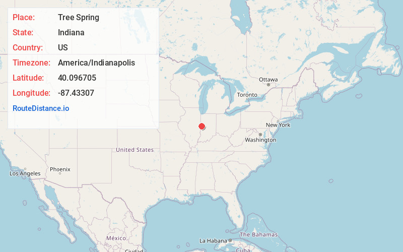 Map of Tree Spring