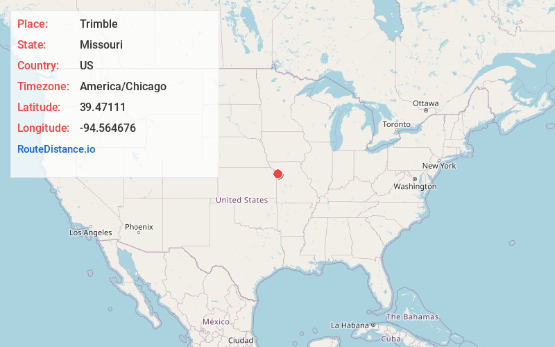 Map of Trimble