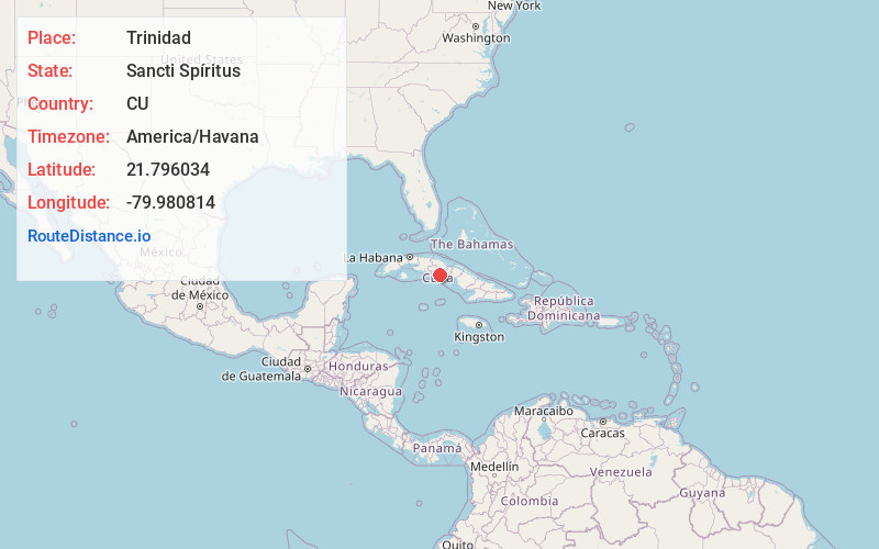 Map of Trinidad
