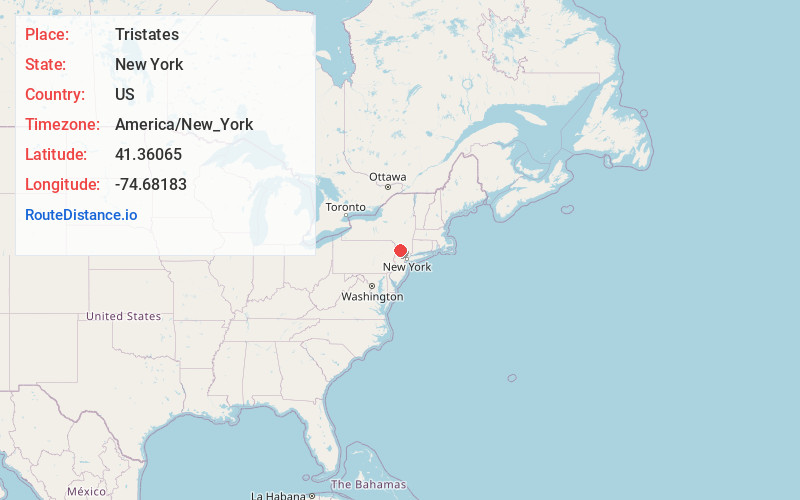 Map of Tristates