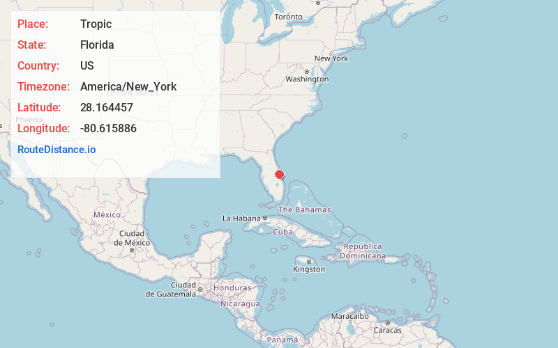 Map of Tropic