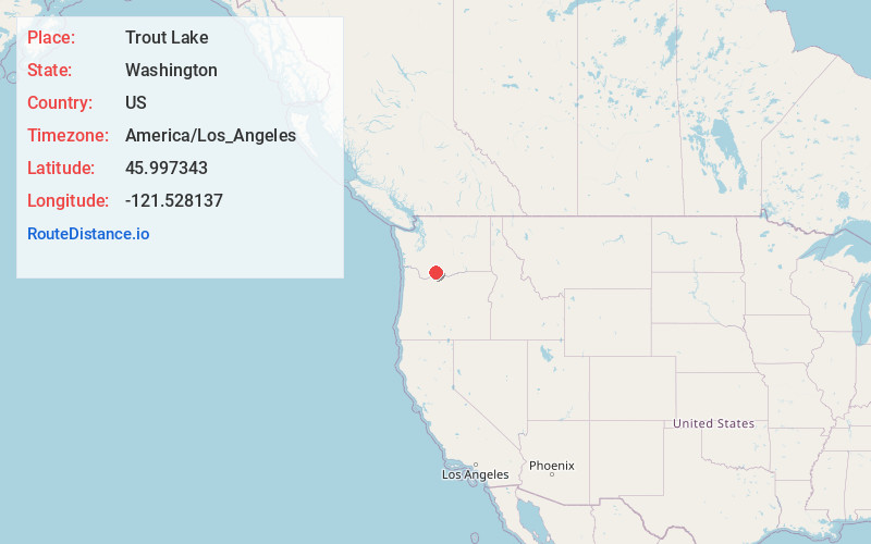 Map of Trout Lake