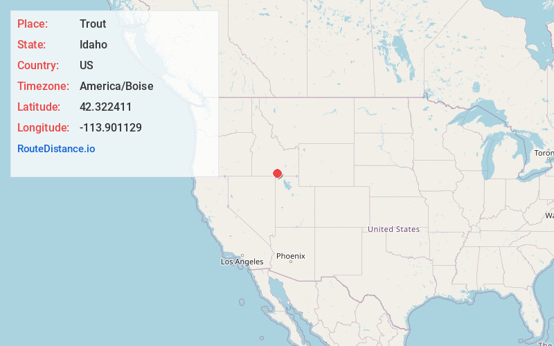 Map of Trout