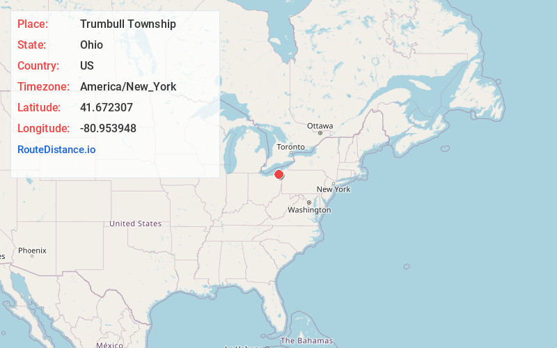 Map of Trumbull Township